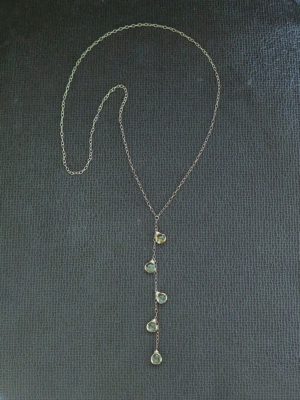Gold💛 Necklace With Citrine🧡 Gemstones💎 - NWOT